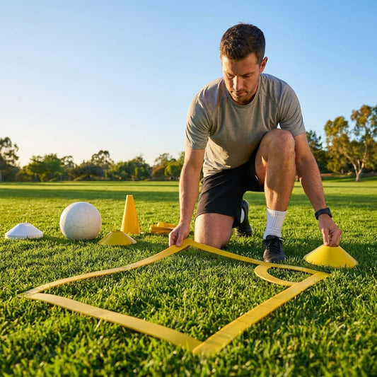 Training Marker Lines, Yellow, Flexible Rubber, Sports Fields - product detail