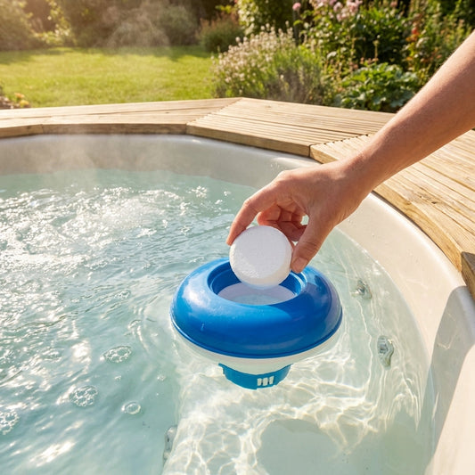 Chlorine tablets for hot tubs and spas in 1kg pack - product detail