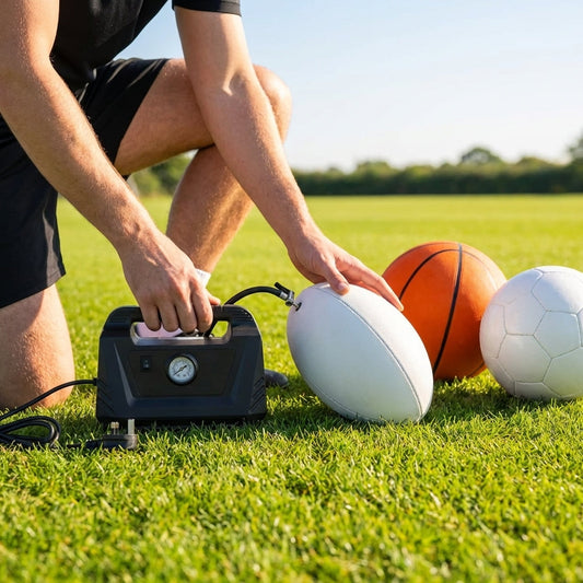 Handheld electric ball pump 230V for sports balls - product detail