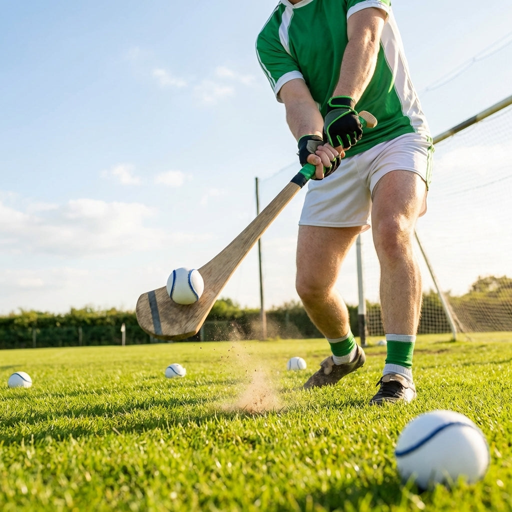 Hurling sliotar balls for youth training with PVC exterior - product detail