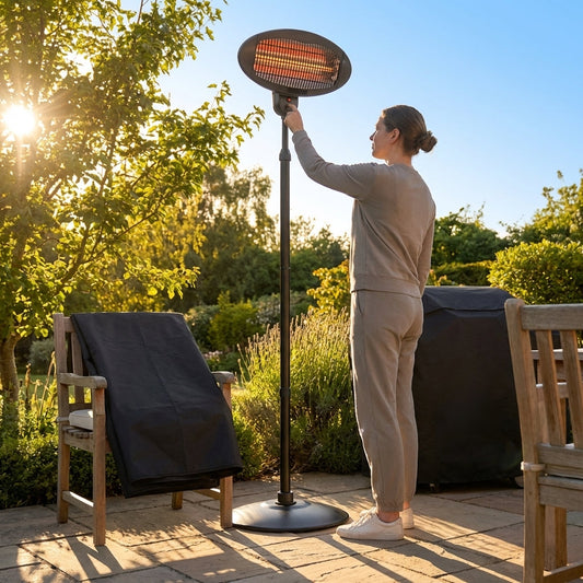 Patio Heater with adjustable settings and stand-alone or wall-mounted options - product detail