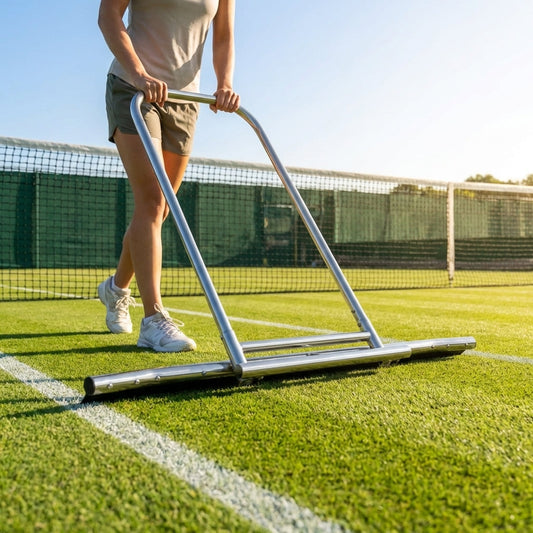 Tennis Court Rain Shuttle Squeegee with 5ft Aluminium Frame - product detail