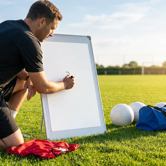 Adhesive football tactics sheets with 20 sheets for coaching - product detail