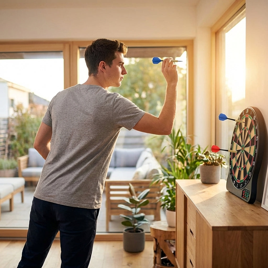 Soft tip darts with plastic tips and brass handle for indoor practice - product detail