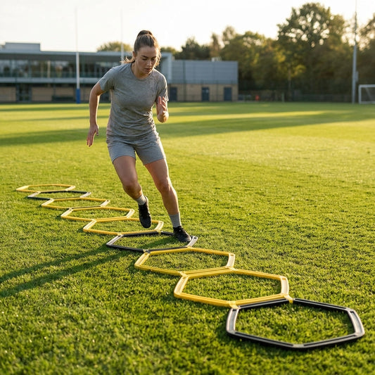 Trapezoid training rings for agility and coordination - product detail