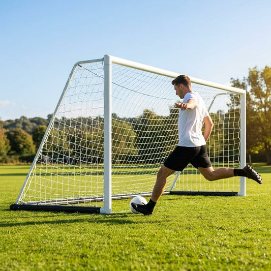 Aluminium Folding Football Goal 24x8ft for stadium use - product detail