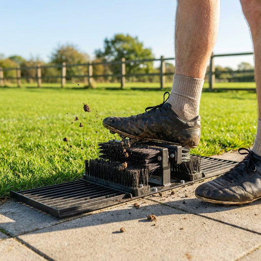 Boot scraper with grate for industrial and sports use - product detail