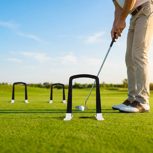 Golf putting gates made of aluminium for training at home and on greens - product detail