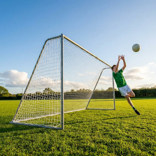Galvanised Steel Gaelic Football & Hurling Goal 12ft x 6ft - product detail