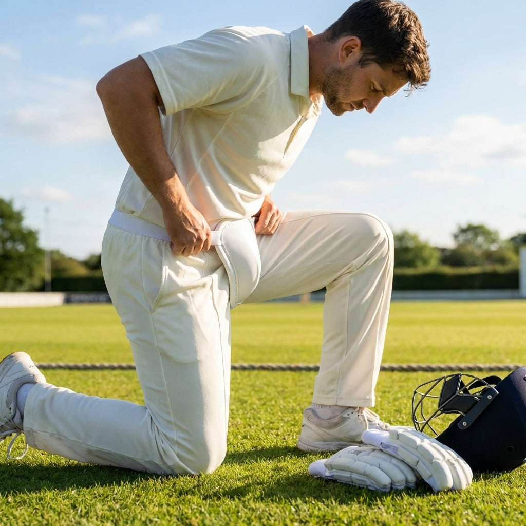 Cricket Abdo Guard for sports protection in three sizes - product detail