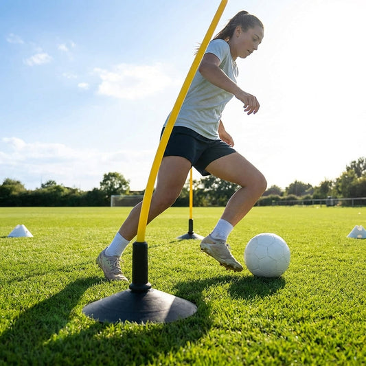 Black heavy duty rubber base for slalom poles, perfect for training - product detail