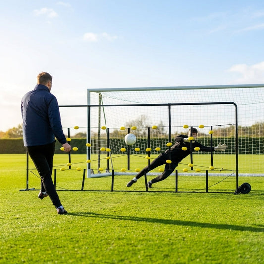 Large Goalkeeper Ball Deflector with Steel Frame - product detail