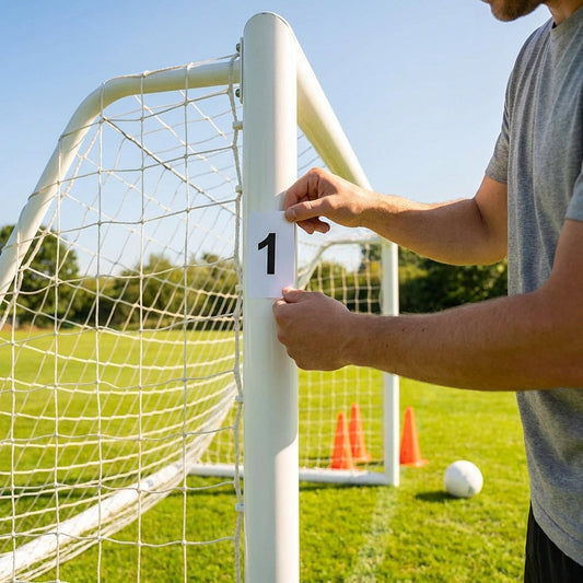 Vinyl Number Stickers for Goal Post Identification - product detail