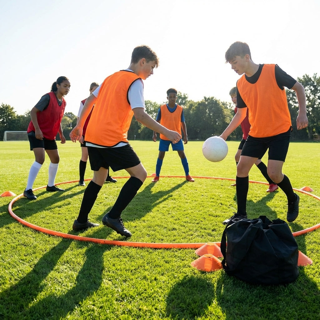 Football Training Ring made of fibreglass and polyester - product detail