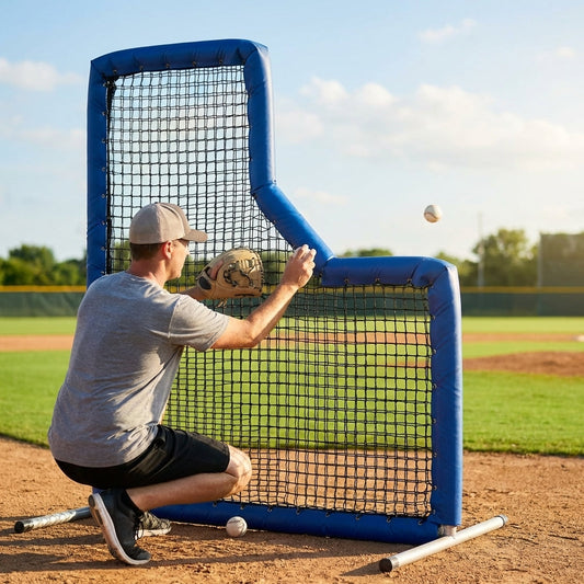 Portable baseball scoreboard with black MDF and plastic construction - product detail