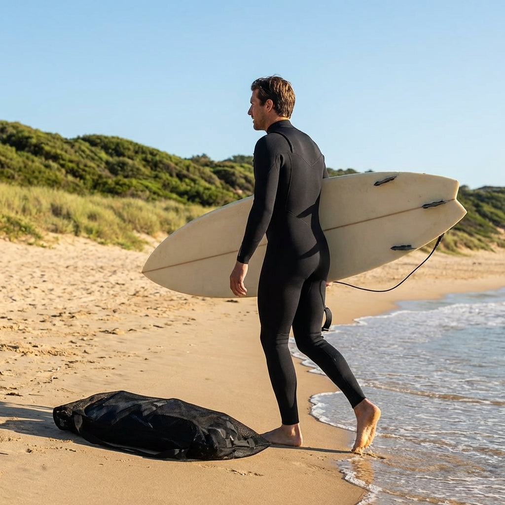 Neoprene men's wetsuit for water sports