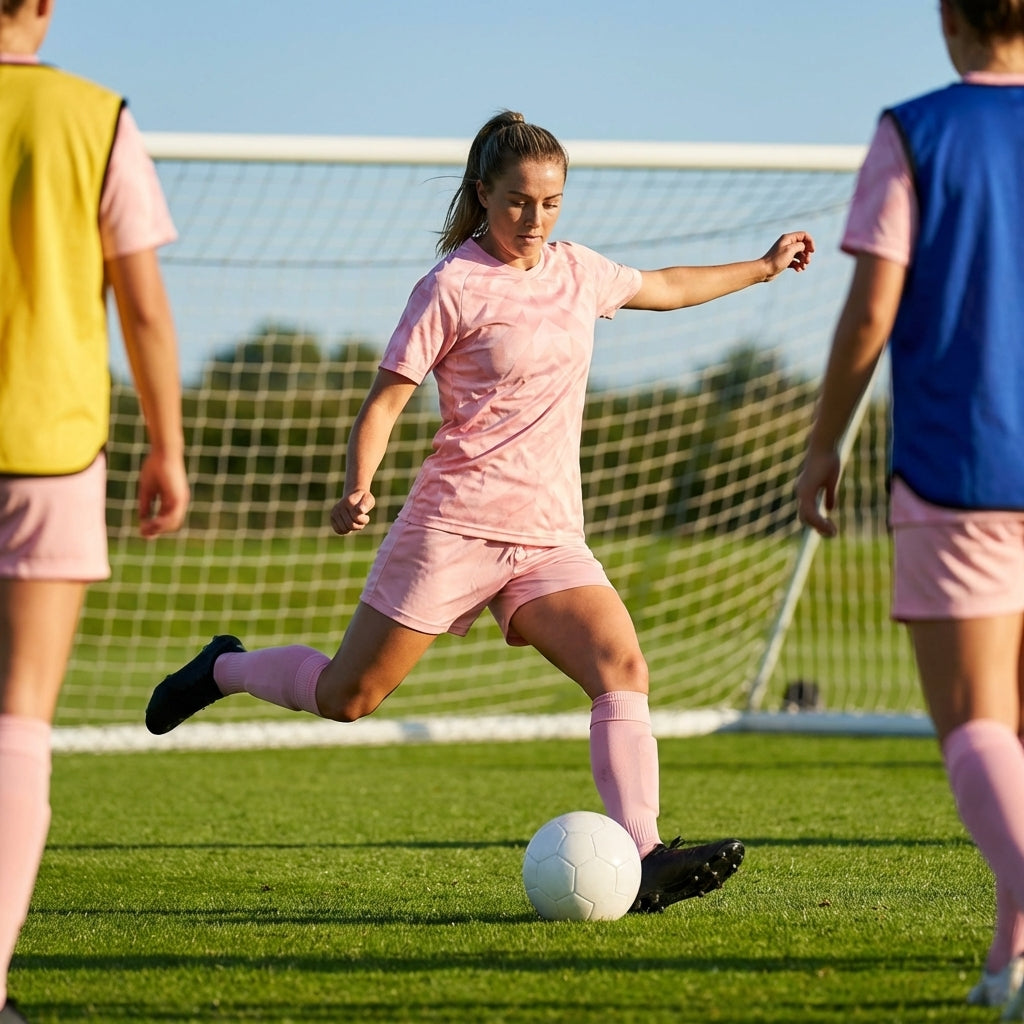 Women's Short Sleeve Football Shirt in vibrant colours