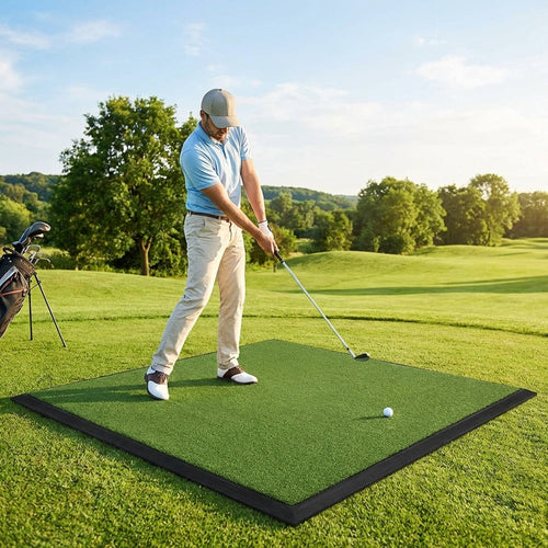 Golf Practice Mat – 4ft x 4ft – Anti-Skid Rubber – Indoor/Outdoor Use