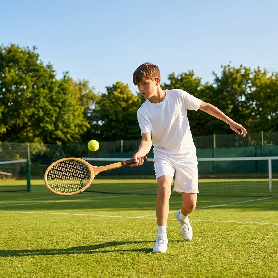 Junior Tennis T-Shirts – 6 Sizes – 100% Cotton – Sportswear
