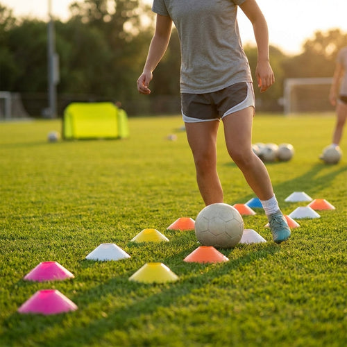 Training Cones – Multi-Colour – Durable Polyethylene – Sports Training