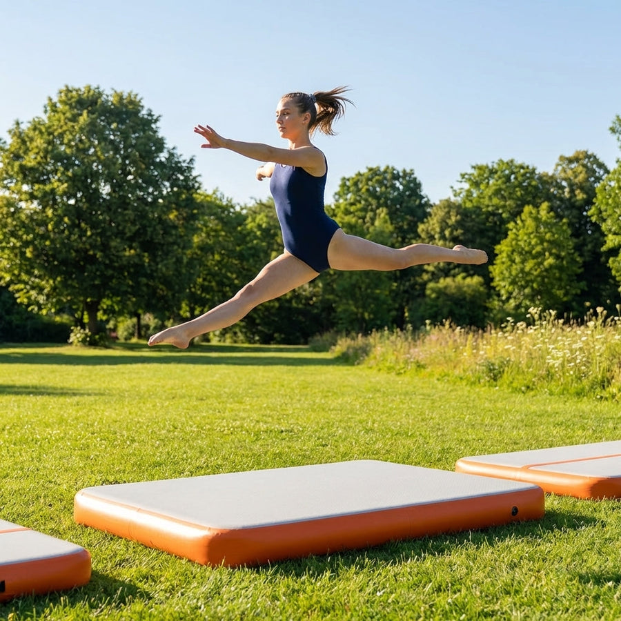 Inflatable Gymnastics Block – 10cm – Durable PVC – Home & Club Use