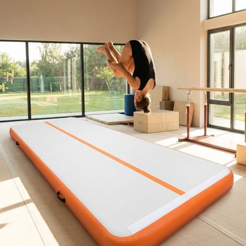 Inflatable Gymnastics Mat – Various Sizes – Double Lined PVC – Home & Gym Use