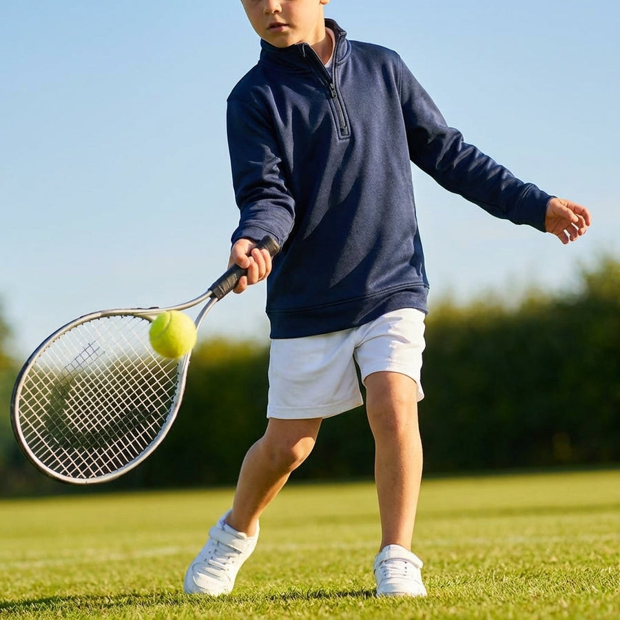 Junior Tracksuit Top – 5 Sizes – Lightweight Polyester – Sports & Training