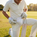 Cricket abdominal guard for junior, youth, and adult players