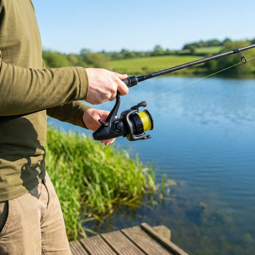 Carp Fishing Rod Combo – Choose Length & Test Curve – Carbon & Aluminium – Freshwater