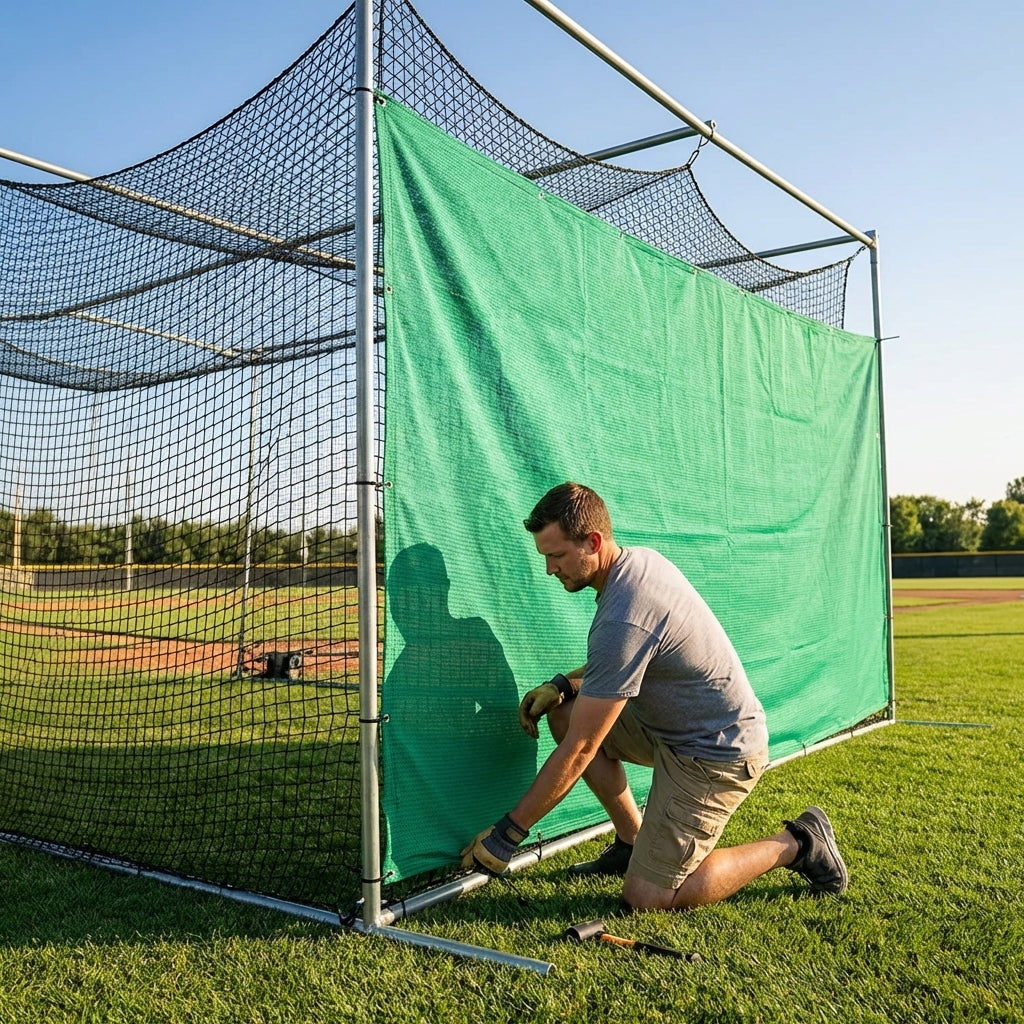 Baseball Batting Cage Net Savers in Multiple Sizes and Colours