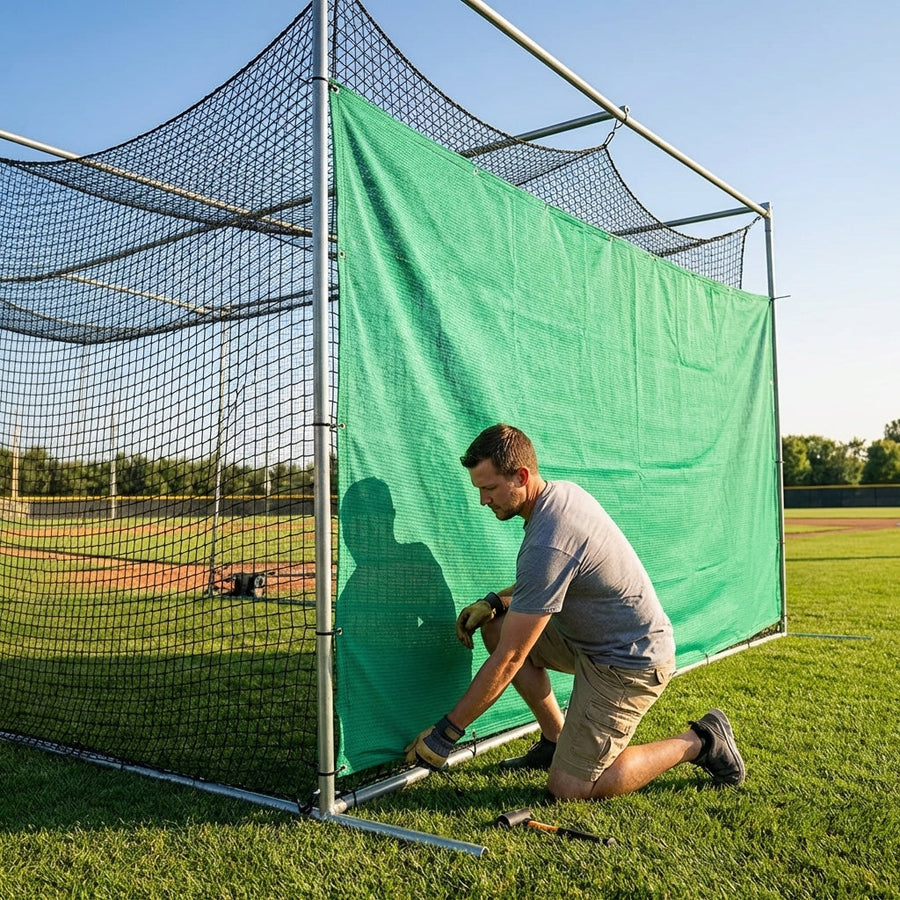 Baseball Batting Cage Net Savers – Multiple Sizes – Durable Archery Grade Netting – Indoor/Outdoor Use