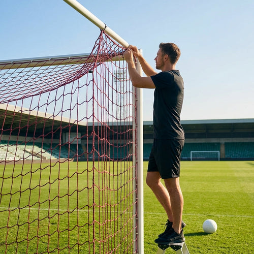 Custom Stadium Goal Nets – Various Colours – HDPE 5mm – For Stadium Goals