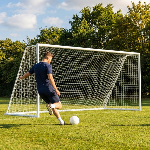 Aluminium Rugby & Football Goal – 21 x 8 ft – Reinforced Aluminium – Professional & Amateur Use