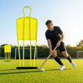 Hockey Training Mannequin in Fluorescent Yellow for Outdoor Use
