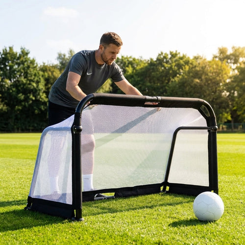 Custom Logo Goal Nets – Various Sizes – High-Impact Micromesh – Sports Clubs