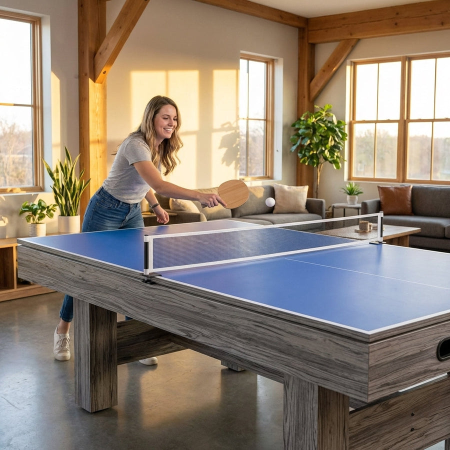Multi Games Table – 7ft Grey – MDF – Home & Games Room