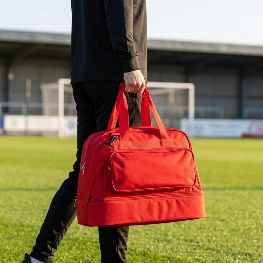 Sports Holdall Kit Bag – 55L Black, Navy, Red – 900D Polyester – Training & Travel