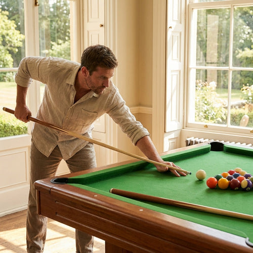 Pool Cues – 145cm – Solid Wood – Snooker & English Pool