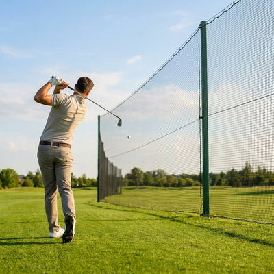 Golf Ball Stop Net – Custom Size – Durable Polyethylene – Sports Fields