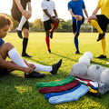 Knee-high football socks in multiple colours, ideal for sports use - product detail