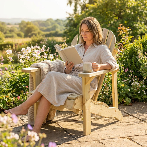 Wooden Relax Chair – Single/Double – Treated Timber – Garden Seating