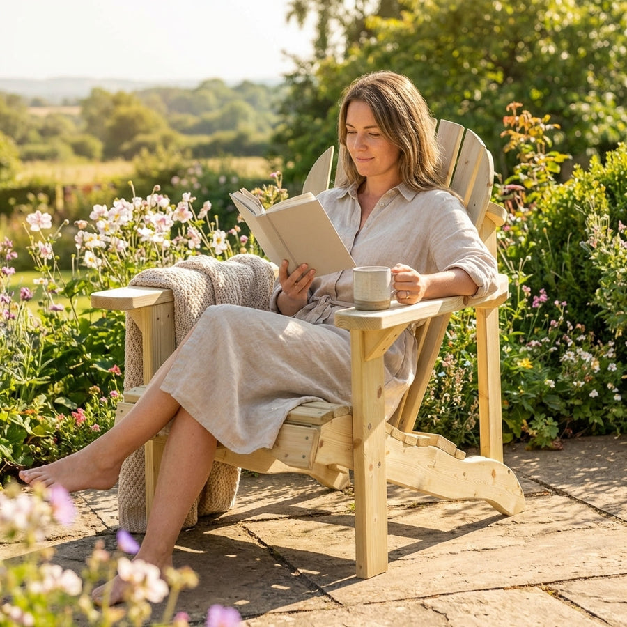 Wooden Relax Chair – Single/Double – Treated Timber – Garden Seating