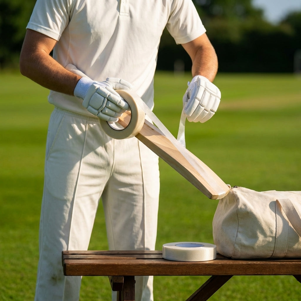 Cricket Bat Edge Tape, 25mm fibreglass tape for bat protection - product detail
