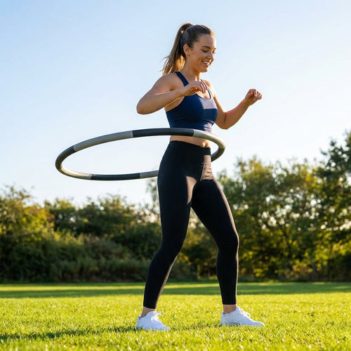 Weighted Hula Hoop – 1kg – Steel & Foam – Home Fitness