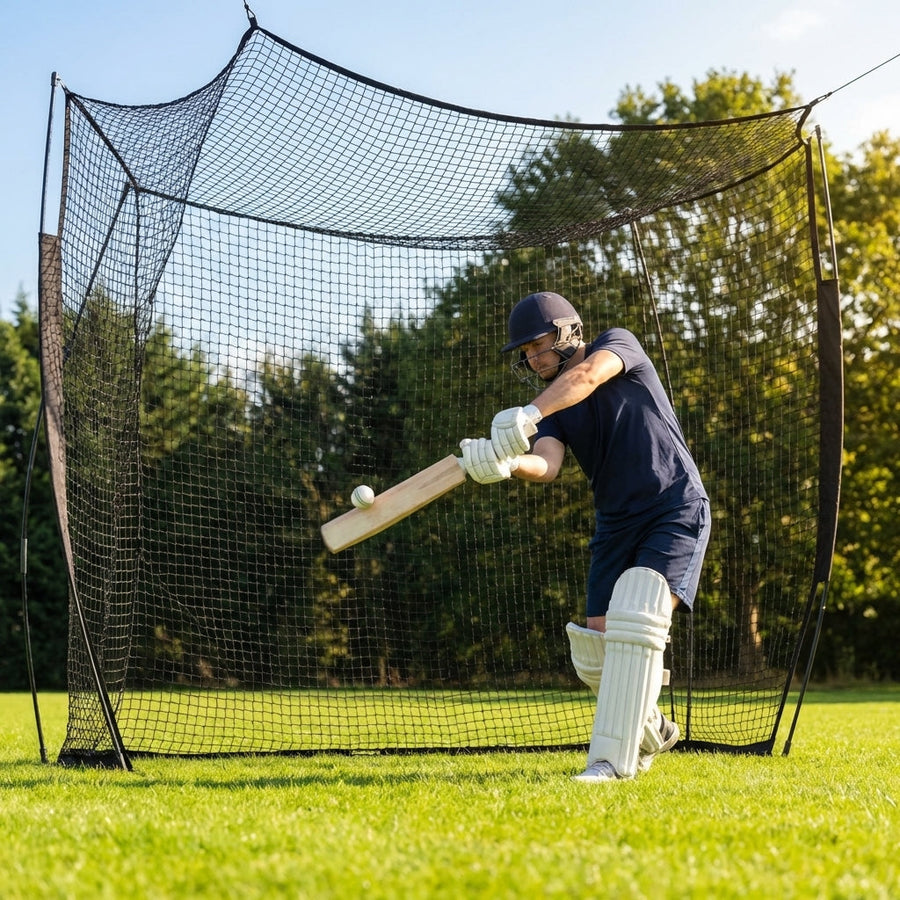 Baffle Net – 100cm x 22cm x 32cm – Knotless Polyester – Batting Practice