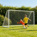 Garden Football Goal with strong uPVC frame for outdoor use