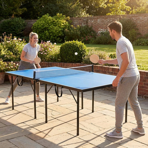 Foldaway Table Tennis Table – Regulation Size – PVC Laminate – Indoor/Outdoor