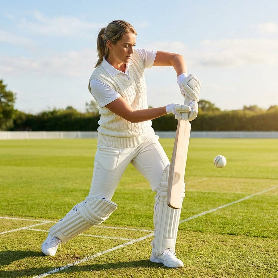 Women's Cricket Whites – XS-XXL – 100% Polyester – Elite Performance