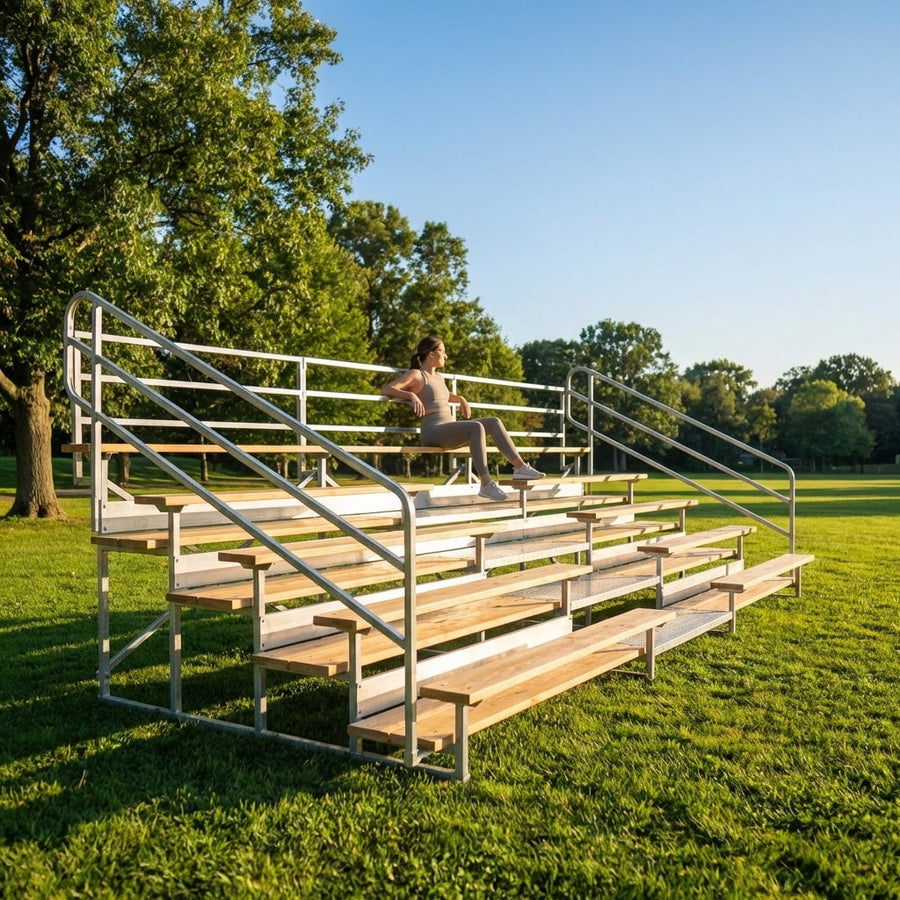 Portable Tennis Grandstand – 36 Seater – Aluminium Alloy – Indoor/Outdoor Use