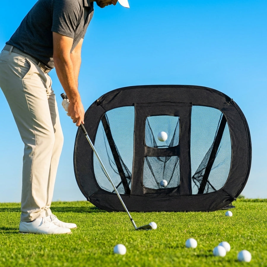 Golf Chipping Net – 80cm x 70cm – Polyester & Fibreglass – Indoor/Outdoor Practice